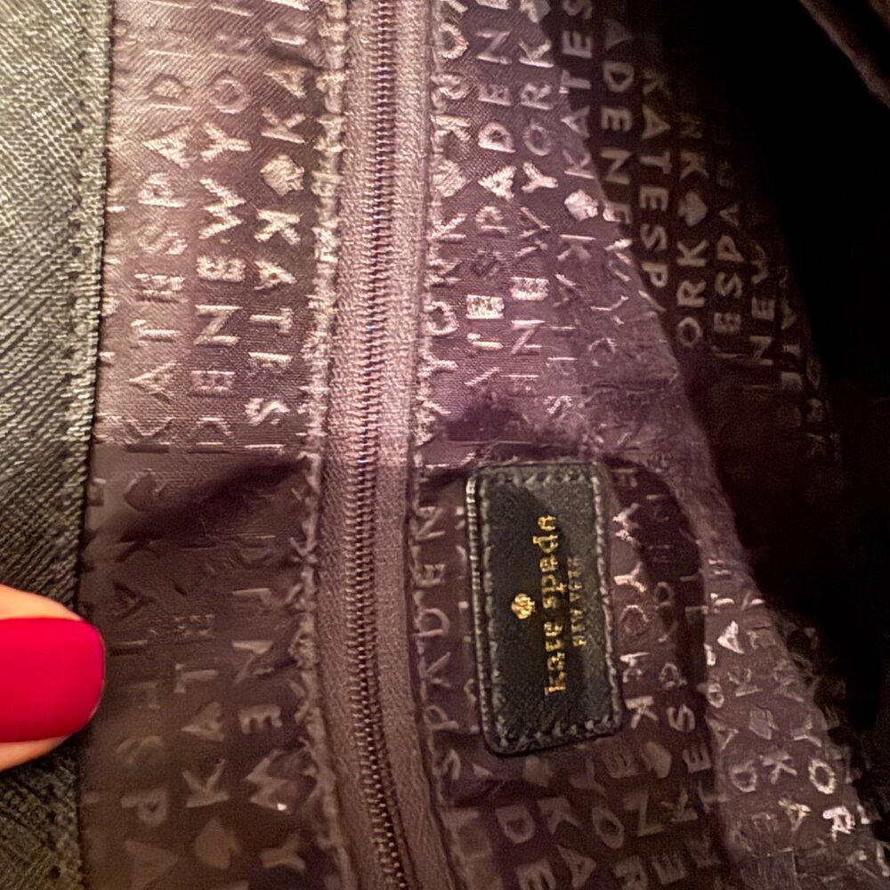 NWOT Kate Spade Black Lilah Laurel Way Crossbody/Satchel - Picture 7 of 8